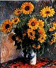 Claude Monet Sunflowers